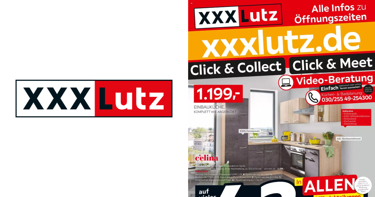 XXXL LUTZ Prospekt Alle Angebote, Prospekte und Kataloge online